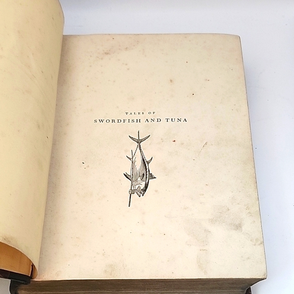 1927 First Edition "Swordfish and Tuna" By Zane Grey